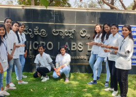 INDUSTRIAL VISIT AT MACROLABS BANGALORE