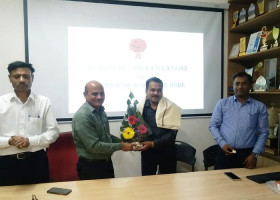 Huge congratulations to our esteemed colleague, Dr. Mahesh Rode Sir, on completing his successful PhD journey