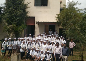 Industrial Visit to Vishwachaitanya Ayurvediya Rasashala Katphal MIDC Baramati