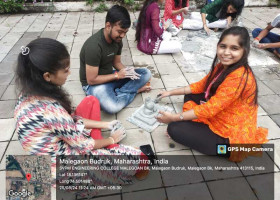 Students participated in Shri Ganesh Idol Making Competition