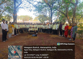 Cleanliness Drive On the Occasion of Mahatma Gandhi's Death Anniversary.