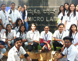 INDUSTRIAL VISIT AT MICRO-LABS BANGALORE