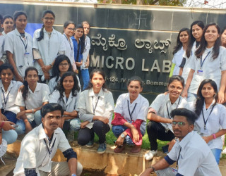 INDUSTRIAL VISIT AT MICRO-LABS BANGALORE