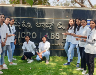 INDUSTRIAL VISIT AT MICRO-LABS BANGALORE