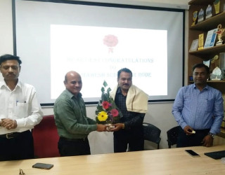 Huge congratulations to our esteemed colleague, Dr. Mahesh Rode Sir, on completing his successful PhD journey! Your dedication and hard work inspire us all!