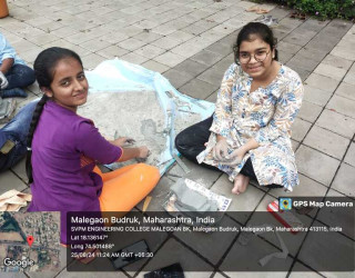 Students participated in Shri Ganesh Idol Making Competition