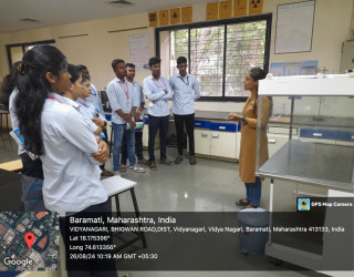 Visited Vidya Pratishthan's School of Biotechnology, Research Center, Baramati.