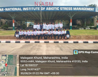 Visited to ICAR-NATIONAL INSTITUTE OF ABIOTIC STRESS MANAGEMENT, Malegaon, Baramati.