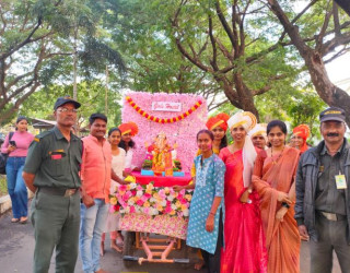 Ganesh Utsav at SVPMCOP girls hostel