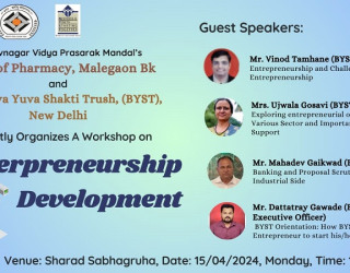 Entrepreneurship Development Workshop - 15/04/2024