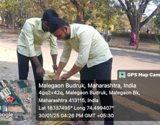 Cleanliness Drive On the Occasion of Mahatma Gandhi's Death Anniversary.