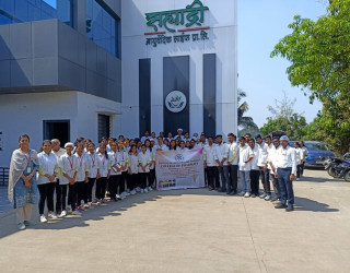 Industrial Visit to Sahyadri Ayurvedic Life Private Limited,Satara.