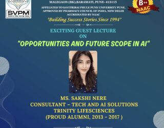 Guest Lecture on “Opportunities and Future Scope in AI