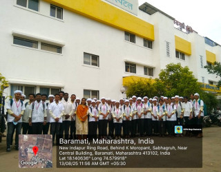 Experiential Learning Visit to Baramati Hospital by T.Y. B. Pharmacy Students