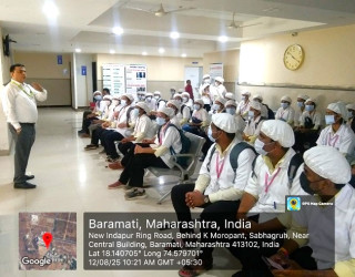 Experiential Learning Visit to Baramati Hospital by T.Y. B. Pharmacy Students